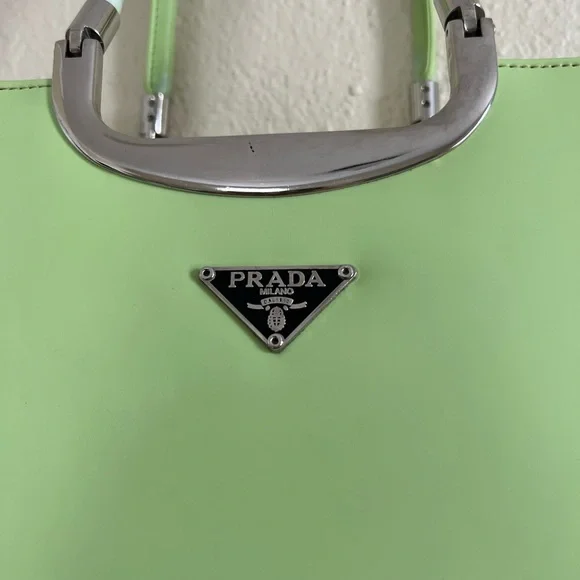 “Prada”Green Handbag - Picture 2 of 14
